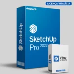 SketchUp Pro 2022 + Vray 6 – Licença Vitalícia