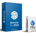 SketchUp Pro 2024 + Vray 6 – Licença Vitalícia